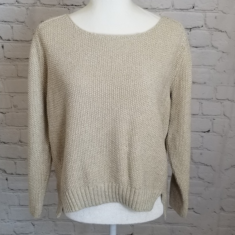 Cherish Tan Glitter Sweat